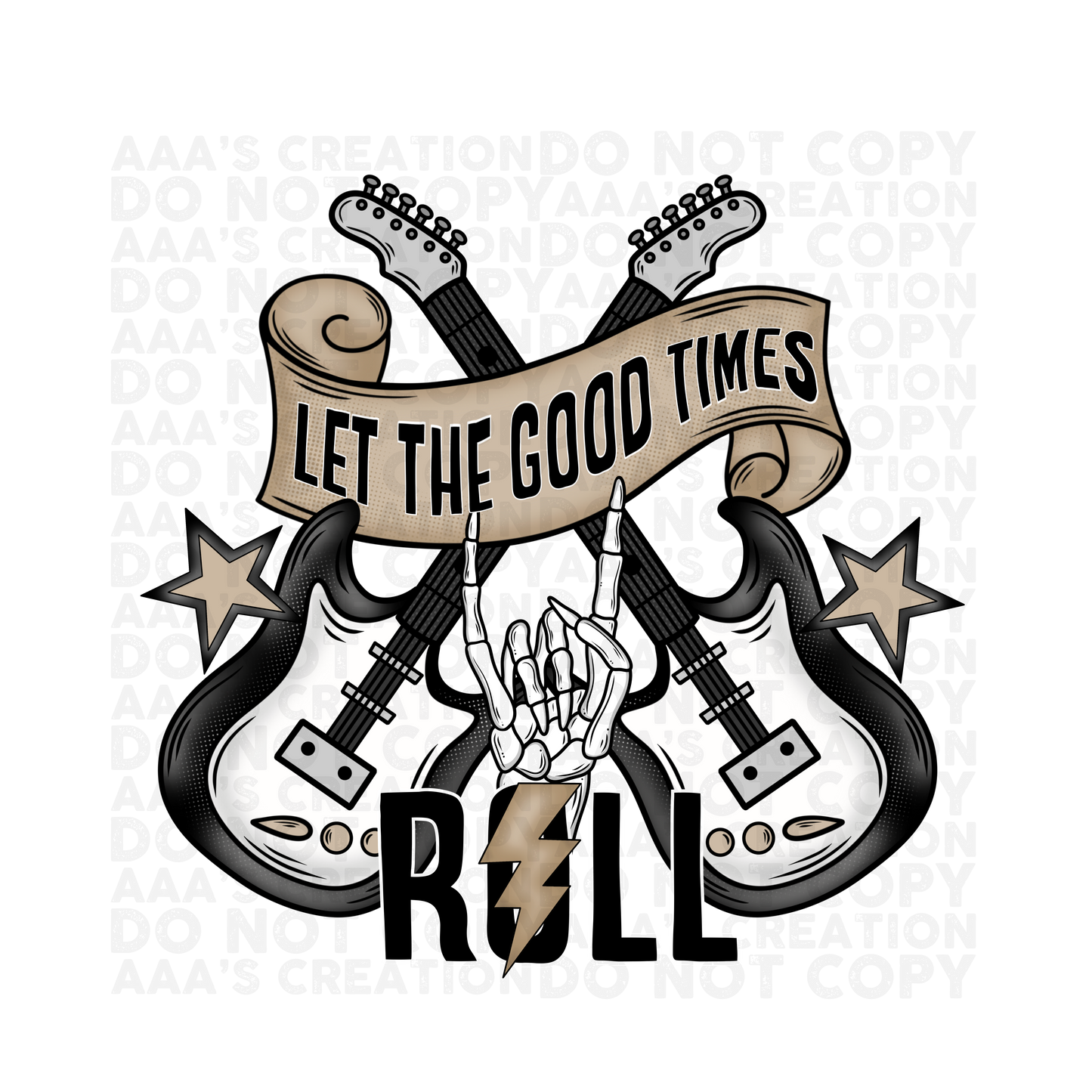 Good Times Roll Decal - Rock n Roll Music