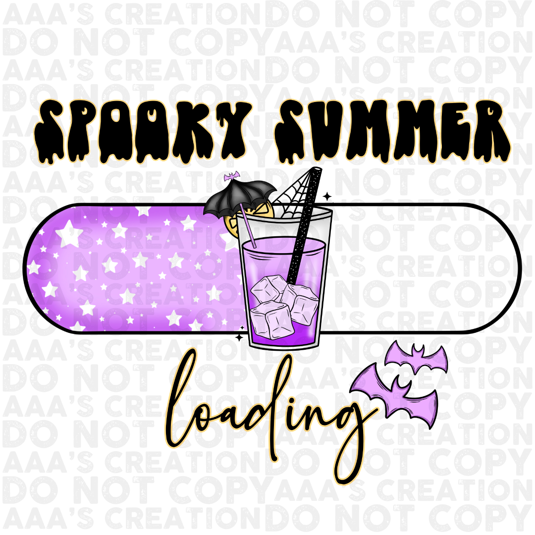 Spooky Summer Loading Decal - Ghosts